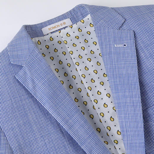 罗蒙西装男外套韩版修身男士休闲单服上衣便服商务通勤小西装 商品图8