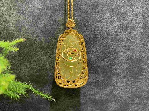 【御珠宫坊】金镶黄玉吊坠 商品图2