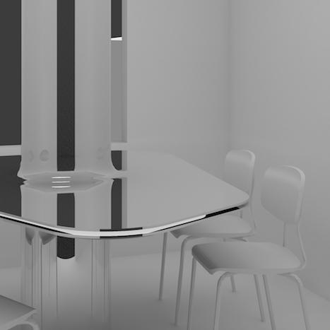 装置《烟道餐桌》-金秋野建筑工作室 商品图2