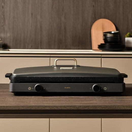 适盒多功能料理锅一体锅家用聚嗨电烤盘烤肉火锅烧烤料理锅聚嗨炉 商品图0