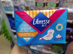 薇尔舒适V感极薄棉柔迷你卫生巾190mm 22片