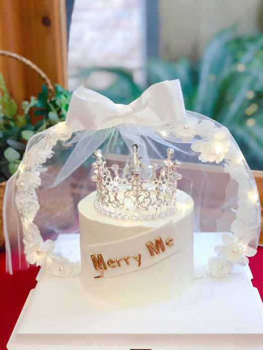 求婚皇冠奶油蛋糕 下单前请仔细阅读商品详情 商品图0