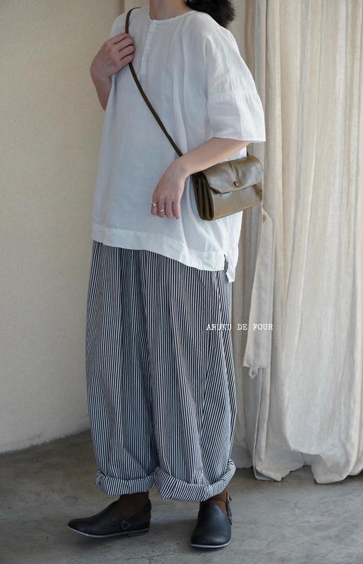 Harvesty定番条纹波波裤 商品图11