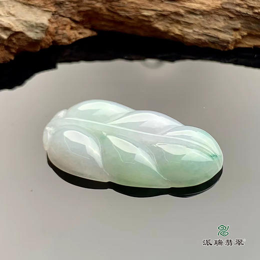 派瑞翡翠 翡翠挂件 糯种 绿色 紫色 商品图3