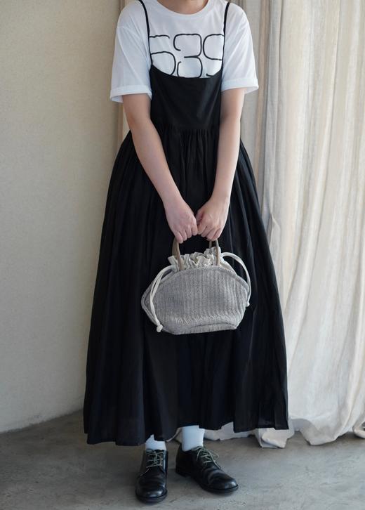 FRANCESCA AMAM LABEL粉/黑/白吊带裙 商品图12