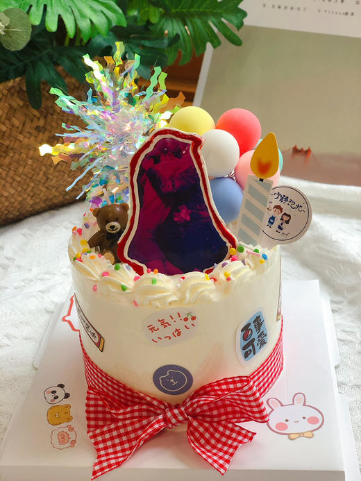 四寸照片奶油蛋糕 下单前请仔细阅读商品详情 商品图0