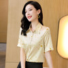 ASE-3573    立领时尚印花短袖女士衬衫 商品缩略图3
