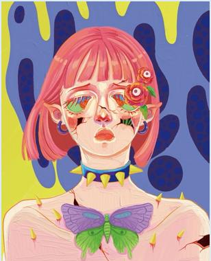 陈大欣｜『《奇怪的她》系列01』A3版画 商品图0