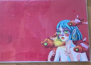 陈大欣｜『我的鱼』A4版画 商品图0