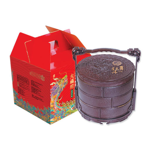 乔家栅尚品礼粽1600g提篮礼盒装端午节送礼10粽8蛋1糕点