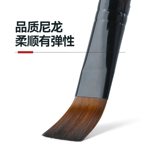 中盛画材820水粉画笔套装丙烯油画水彩颜料画笔尼龙排笔套装平头初学美术生专用6支套装 商品图1