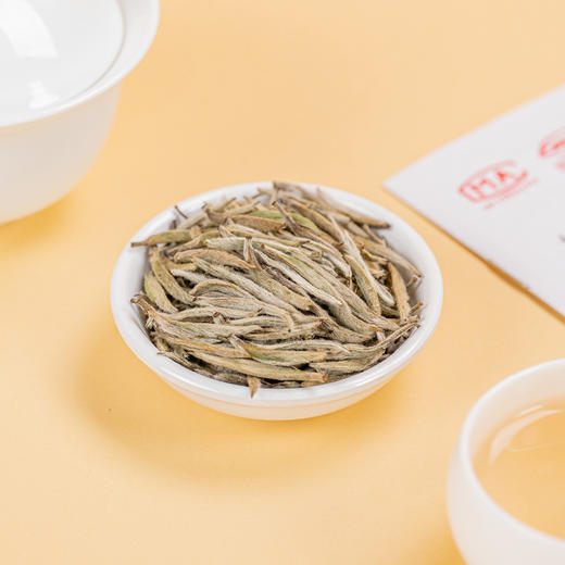 【年货礼盒】茶叶 白茶 白毫银针 2021年正宗福鼎白茶 年货礼盒 藏首作 茶饮  五虎 500g 商品图4