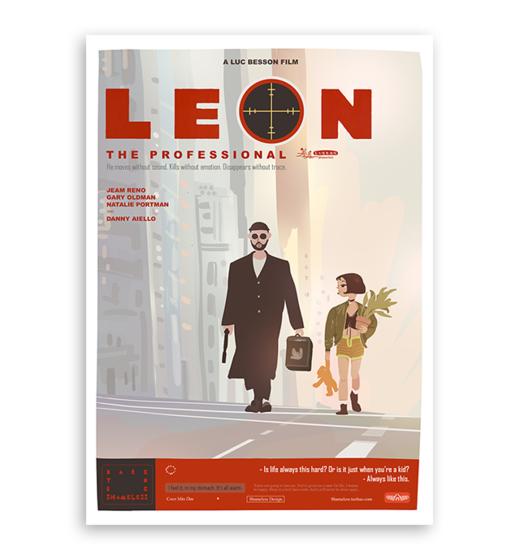 布果｜『《电影海报》系列 』这个杀手不太冷 商品图0