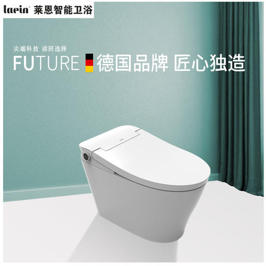【德国莱恩】智能马桶 座圈加热+电动冲水Q31-207 商品图0
