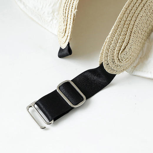 ZQ-M1818（泡泡纱双面空顶帽）网红双面戴加大沿空顶帽子女韩国泡泡纱护脸遮阳帽细透气太阳帽 商品图3