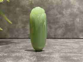 【御珠宫坊】碧玉蝉挂件