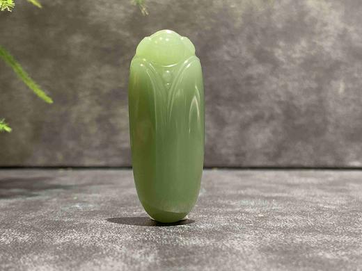 【御珠宫坊】碧玉蝉挂件 商品图0