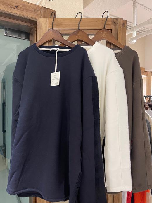 （5折）HAOLU卡其绿白藏蓝加绒卫衣 商品图11