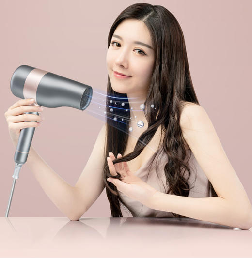康夫电吹风机K6家用护发大功率负离子不伤发速干发型师专用吹风筒 商品图1