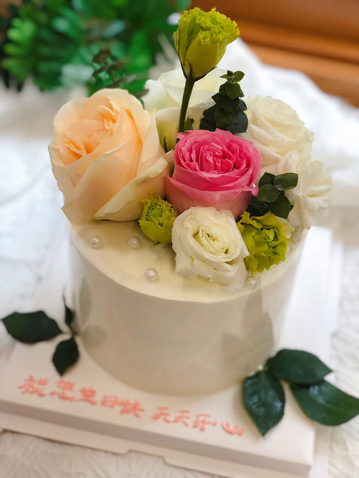 鲜花奶油蛋糕 下单前请仔细阅读商品详情 商品图0
