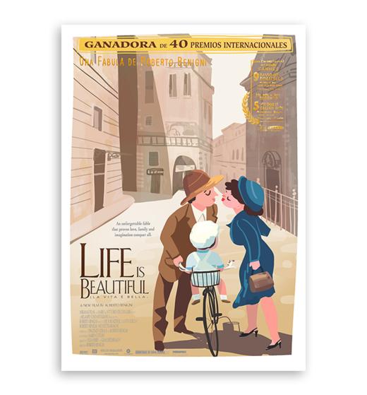 布果｜『《电影海报》系列 』美丽人生 商品图0