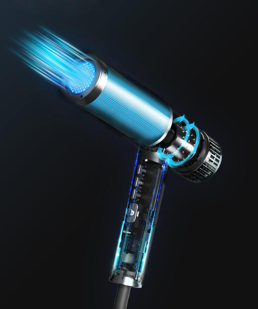 康夫高速电吹风机K9小飓风家用负离子护发发型师专用大功率吹风筒 商品图3