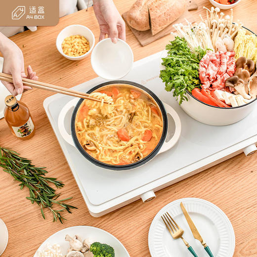适盒A4BOX双盘IH双口电磁炉多功能料理炉网红聚嗨炉 商品图2