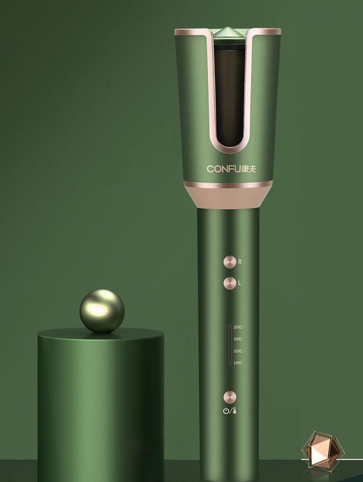 康夫全自动卷发棒大波浪28mm旋转烫发棒卷发神器懒人不伤发电卷棒 商品图0