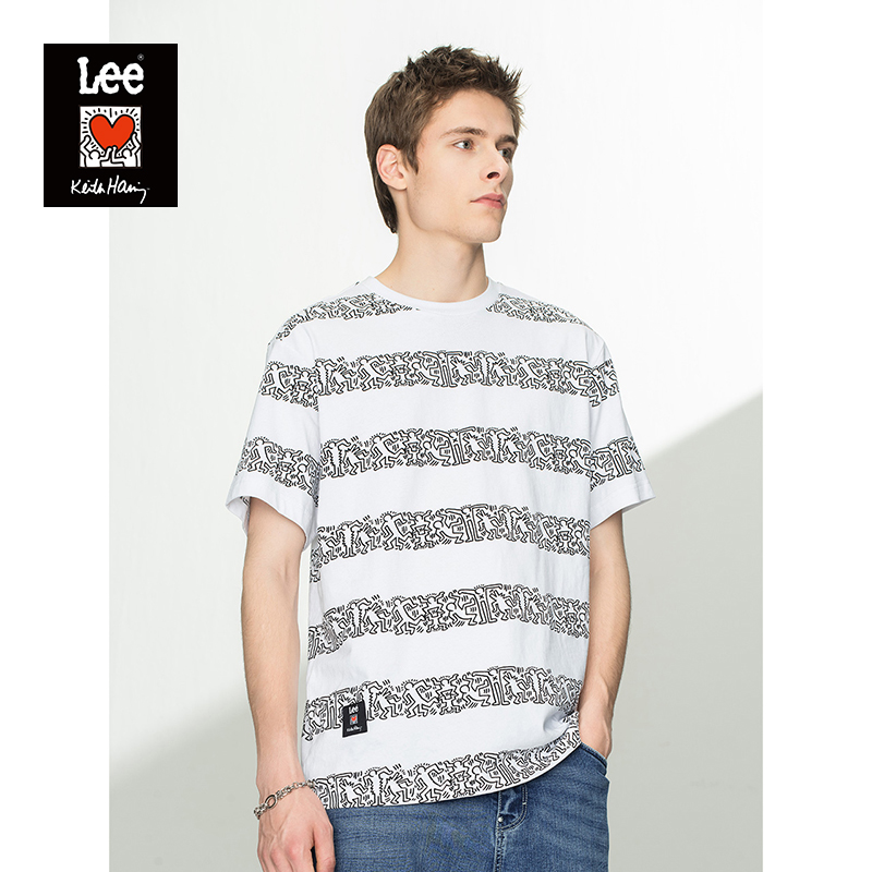 【Keith Haring联名】Lee21秋新品舒适多色男短袖T恤潮LMT001400100184A00232/K14000