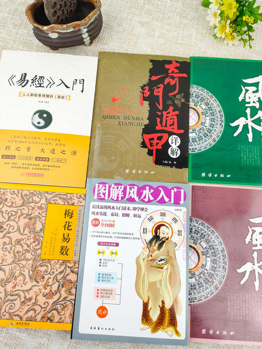 【心如健】风水书籍大全6册 图解风水入门书籍+奇门遁甲详解+易经入门+梅花易数+居家旺铺办公室风水周易易经全书风水学入门经典哲学书籍 商品图1