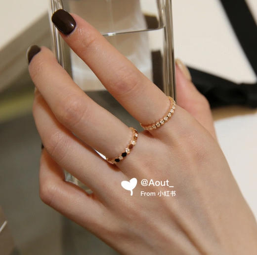 尚美蜂巢戒指-满钻 商品图3