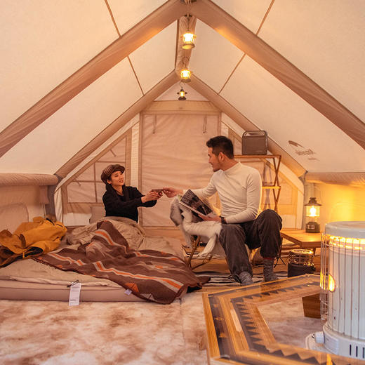 【已下架】预售 | Naturehike挪客Glamping亘Air6.3棉布充气帐篷 印第安户外野营加厚豪华别墅[福利品] 商品图3