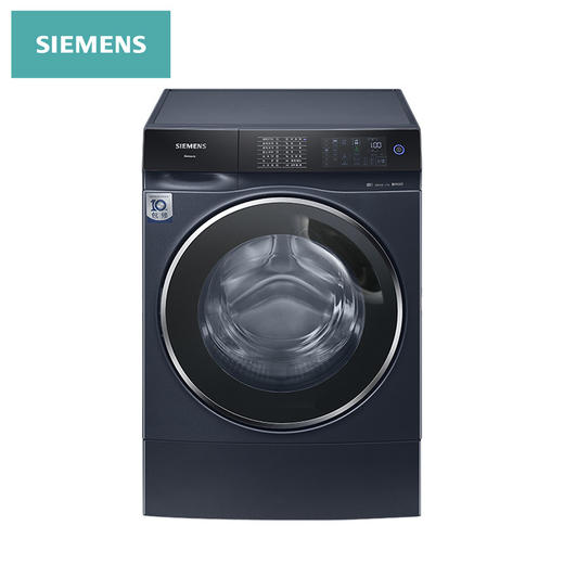 西门子12公斤 全自动变频滚筒洗衣机家用大容量 超大内筒 杀菌除螨XQG120-WW74D3B10W 商品图3