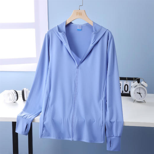 【U家同款】拉链连帽开衫防晒衣，弹性面料，透气干爽，持久防晒 商品图8