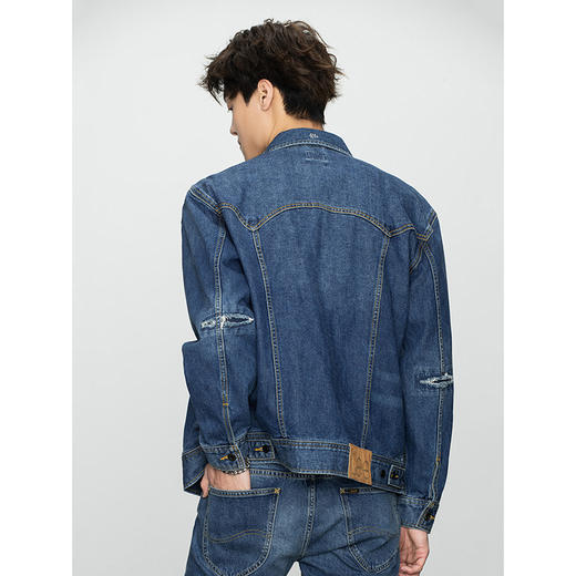 Lee商场同款22春新品101+舒适黑色男牛仔外套LMT0015226VG-511 商品图1