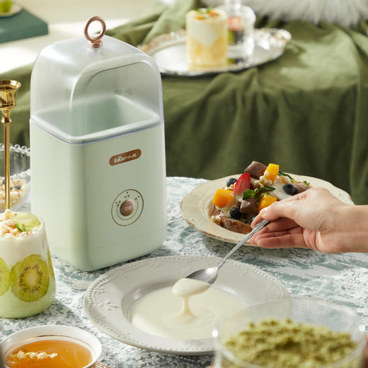 【小程序】小熊酸奶机家用小型立体发酵智能多功能宿舍全自动自制酸奶发酵机 SNJ-C12S3 浅绿色 商品图1