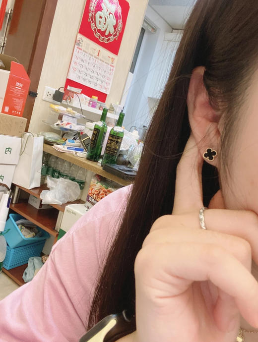 Vca幸运四叶草🍀耳钉 商品图3