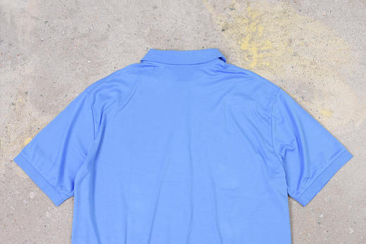 小彩马刺绣 水柔棉 蓝色 短袖POLO衫 PT-1072 商品图14