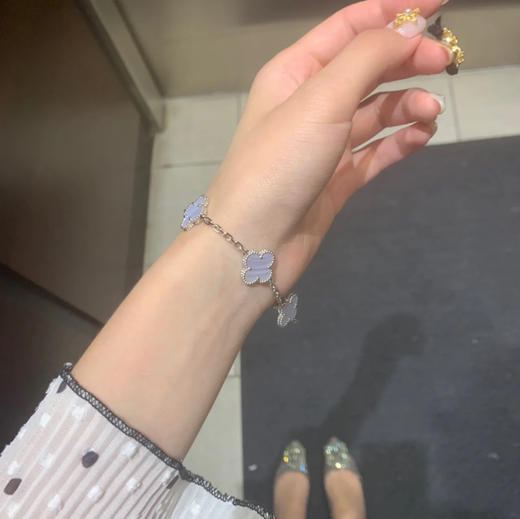 Vca四叶草🍀五花手链-紫玉髓 商品图4