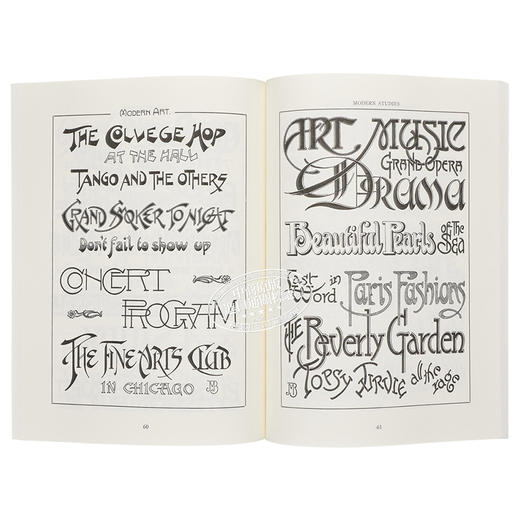 【中商原版】Art Alphabets Monograms&Lettering英文原版 艺术字母，花押字和手写体 商品图3