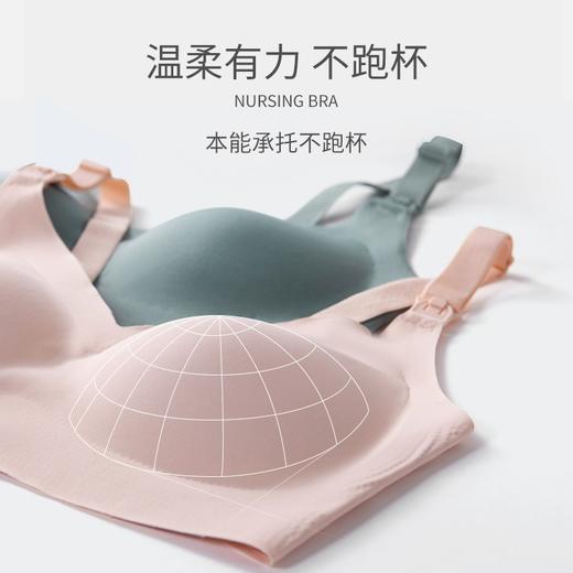 哺乳专用内衣无痕夏季薄款软支撑产后喂奶专用聚拢防下垂孕妇文胸 商品图2