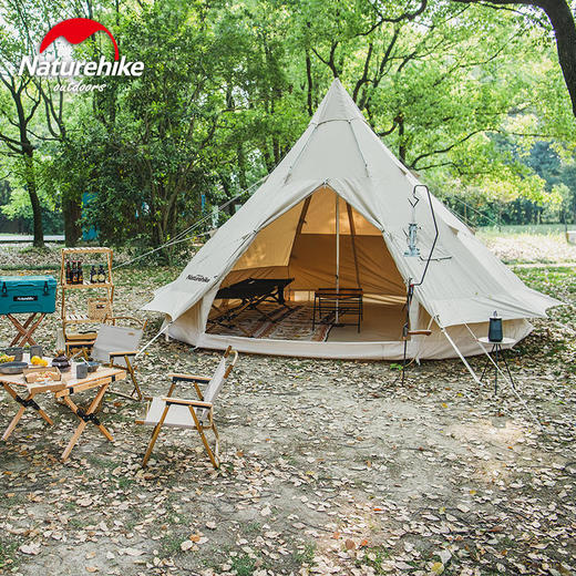 【已下架】预售 | Naturehike挪客Glamping 朗Brighten6.4棉布金字塔帐篷[福利品] 商品图1