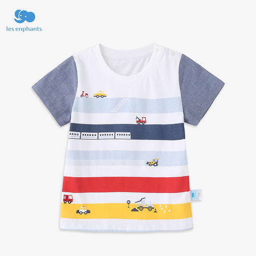 丽婴房-童衣类（夏）F2上衣白色\米白 商品图1