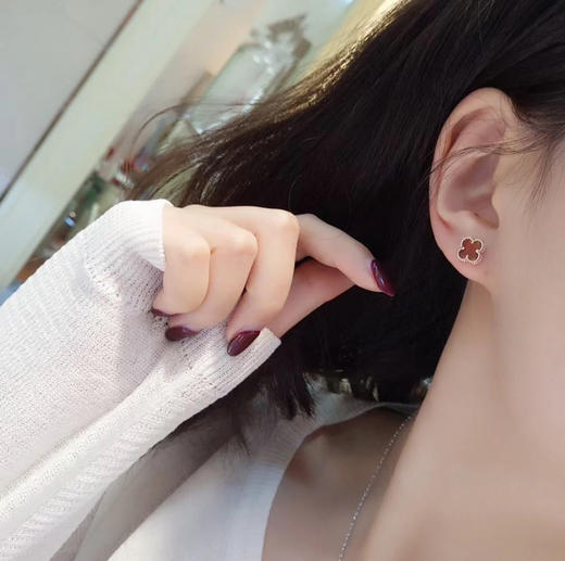 Vca幸运四叶草🍀耳钉 商品图1