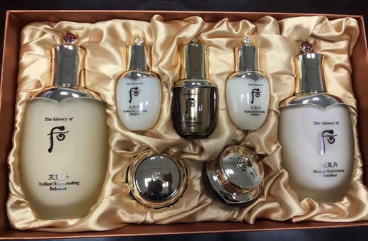 后 天气丹花献紧颜系列礼盒7件套(水150+乳110ml+霜25ml+乳25ml+精华8ml+霜10ml +眼霜5ml) 商品图1