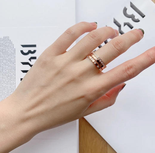 尚美蜂巢戒指-满钻 商品图2