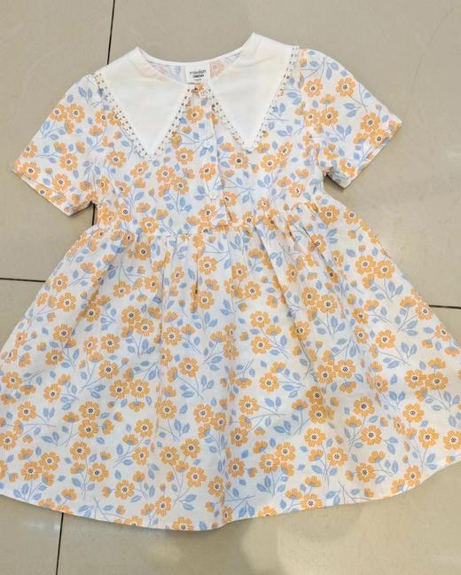 以纯女童碎花连衣裙 05126036 商品图0