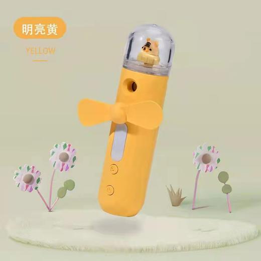 抖音同款喷雾风扇带补水仪迷你手持灯光卡通蒸笼夏日清凉补水多功能便国庆出游必备 给夏天添点色彩 商品图6