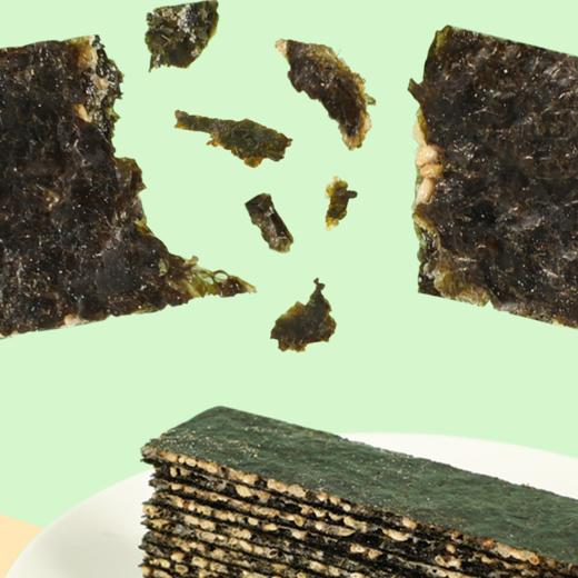 江湖小郎中  I  猴头菇海苔脆  香香脆脆  无添加  40g 商品图1