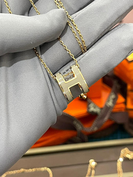 H项链-奶茶 商品图0